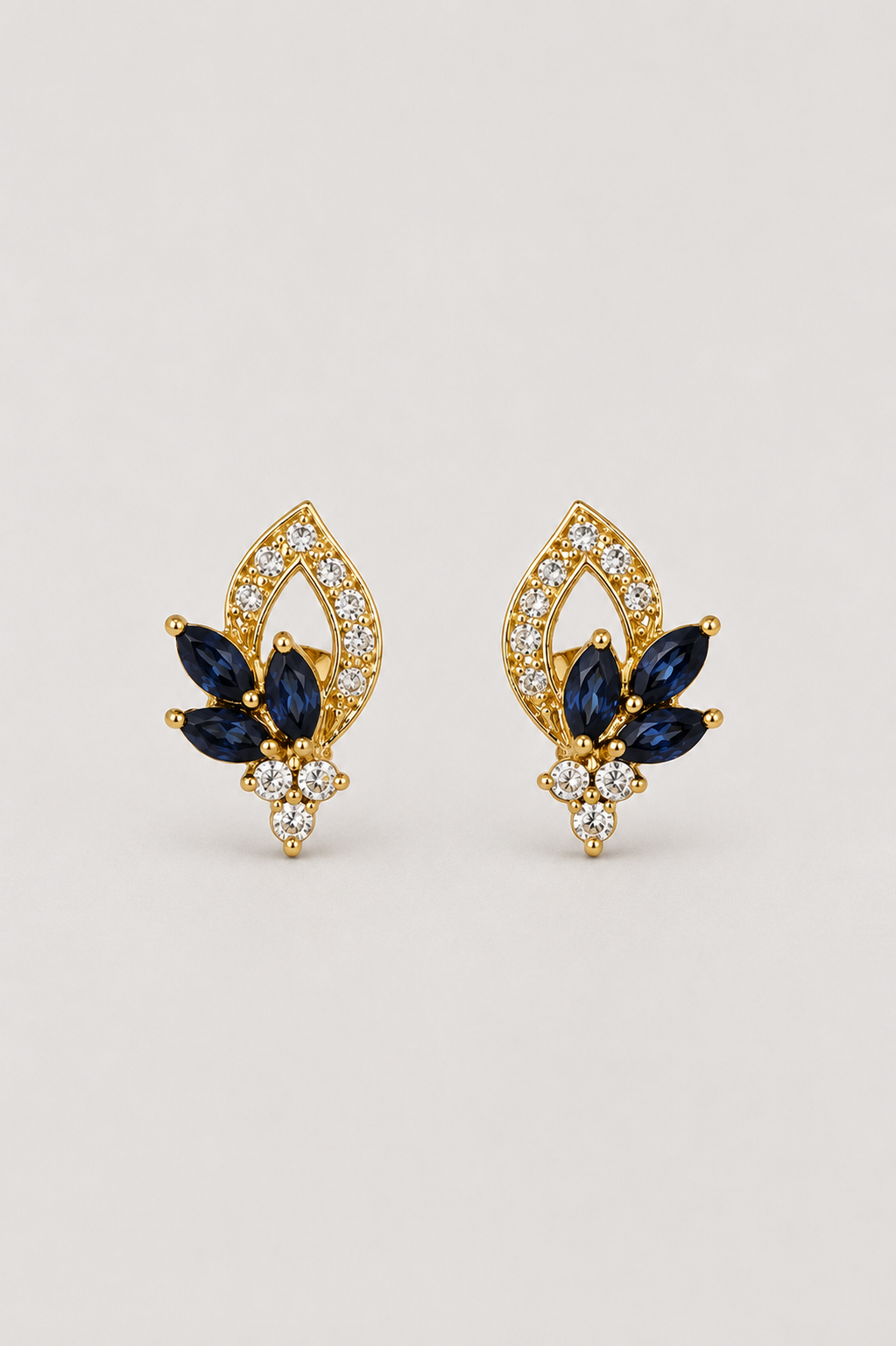 Brinco Marquesa Safira Azul